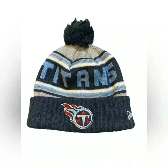 Tennessee Titans New Era NFL Toboggan Knit Hat Beanie TN Game Apparel Warm Fan - Picture 1 of 7
